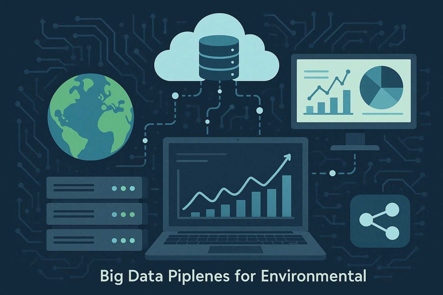 Big Data Pipelines for Environmental Analytics