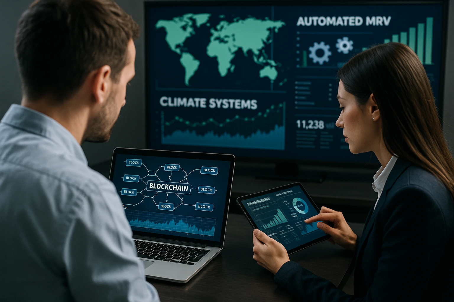 Digital MRV & Blockchain for Climate Systems